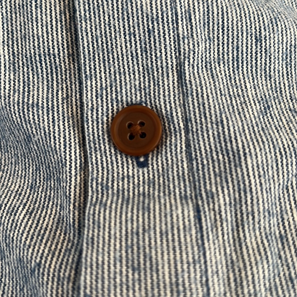 HANNA ANDERSSON 140 Blue Stripe Ruffle Top - Picture 8 of 8